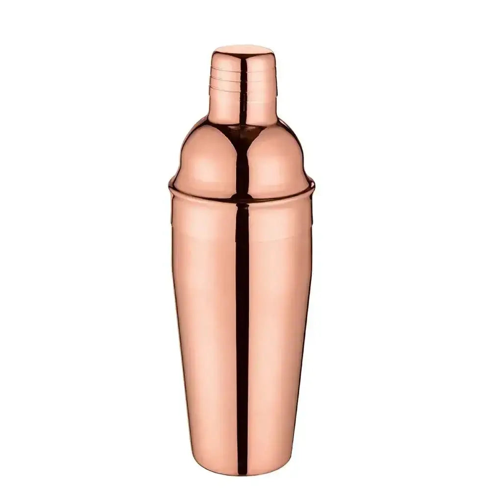 Cilio copper-plated cocktail shaker 500ml on white background, premium barware from Cookin Stores
