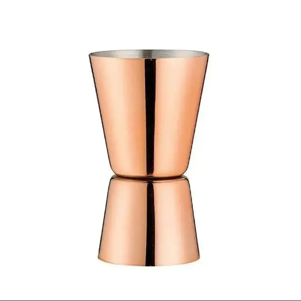 Copper-colored bar tool on a white background