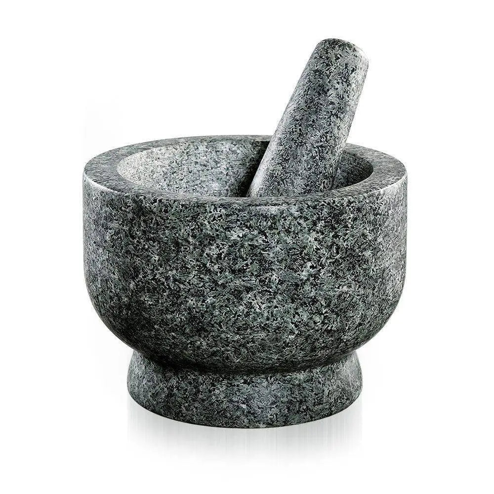 Cilio Goliath granite mortar and pestle, premium kitchenware at Cookin Stores