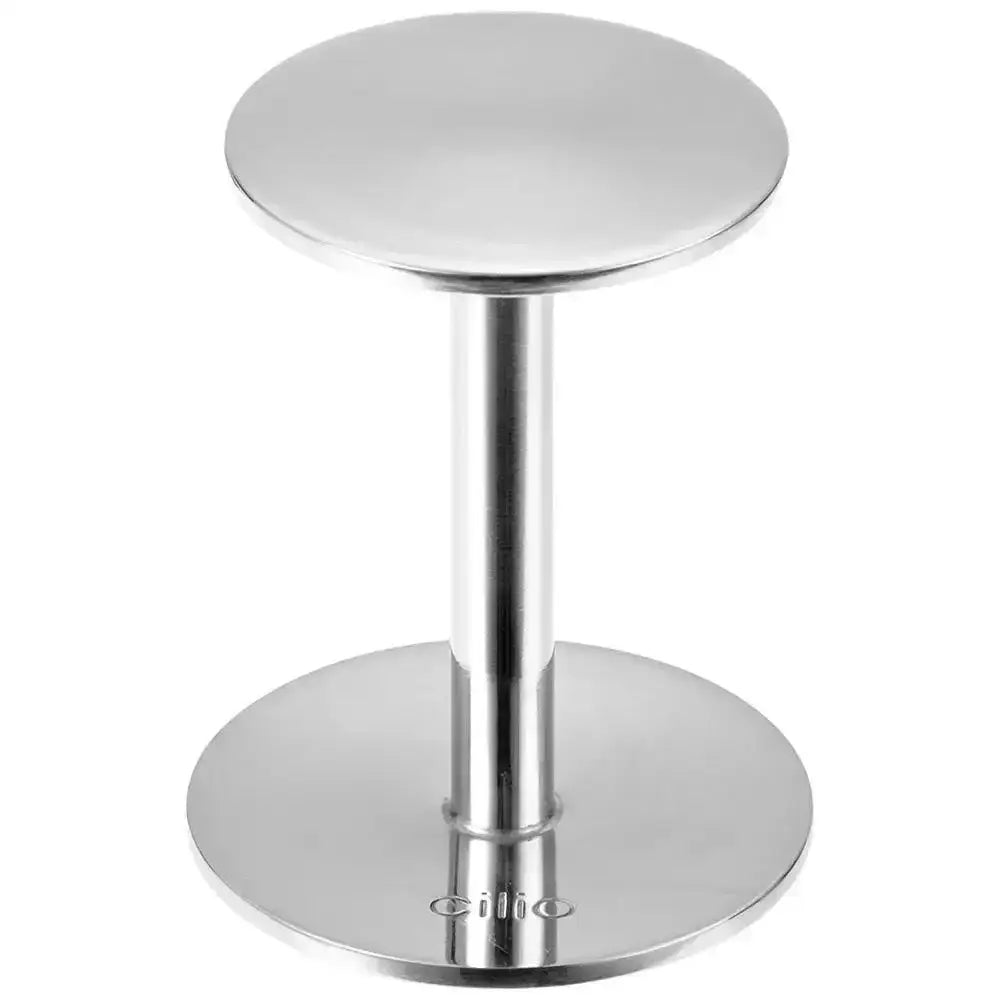 Cilio stainless steel double coffee tamper on white background, premium kitchenware at Cookin Stores