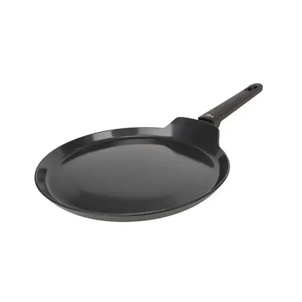 Black non-stick pancake pan with handle, 24cm, premium kitchenware at Cookin Stores