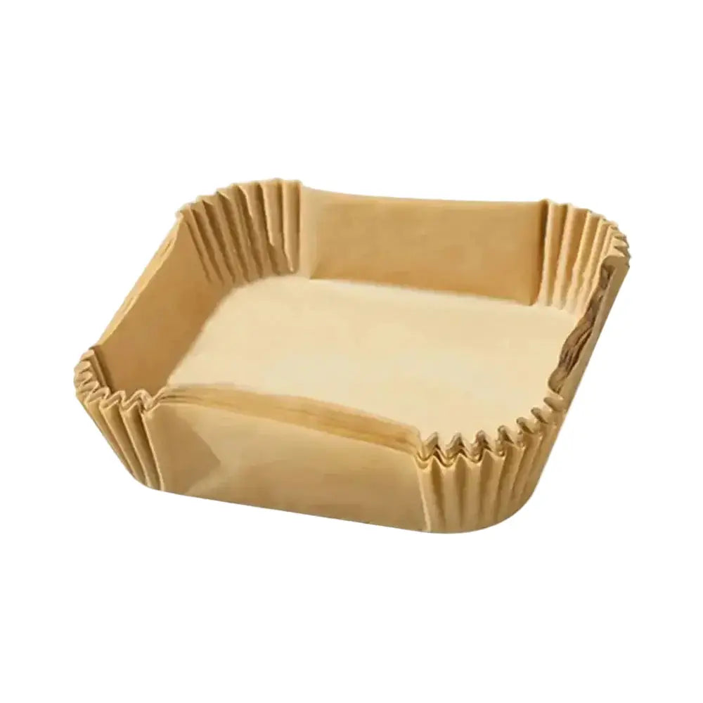 Brown paper bag on a white background