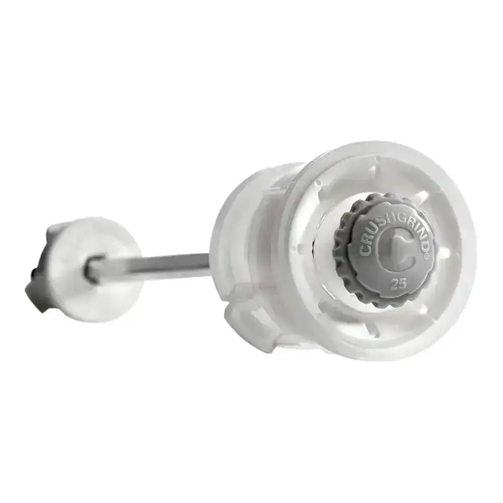 CrushGrind grinder mechanism close-up, durable ceramic mill for salt or pepper, Cookin Stores