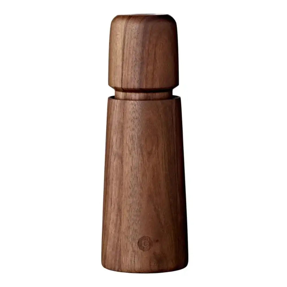 CrushGrind Stockholm walnut salt or pepper grinder 17cm on white background, Cookin Stores