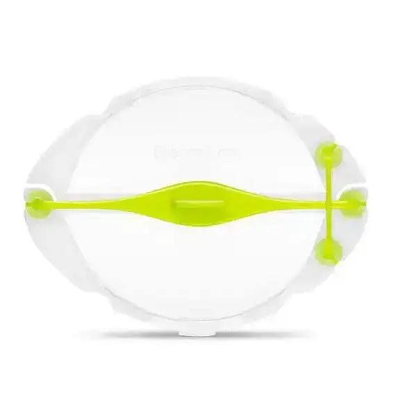 Dreamfarm kitchenware lid with green silicone band, premium kitchen accessory at Cookin Stores