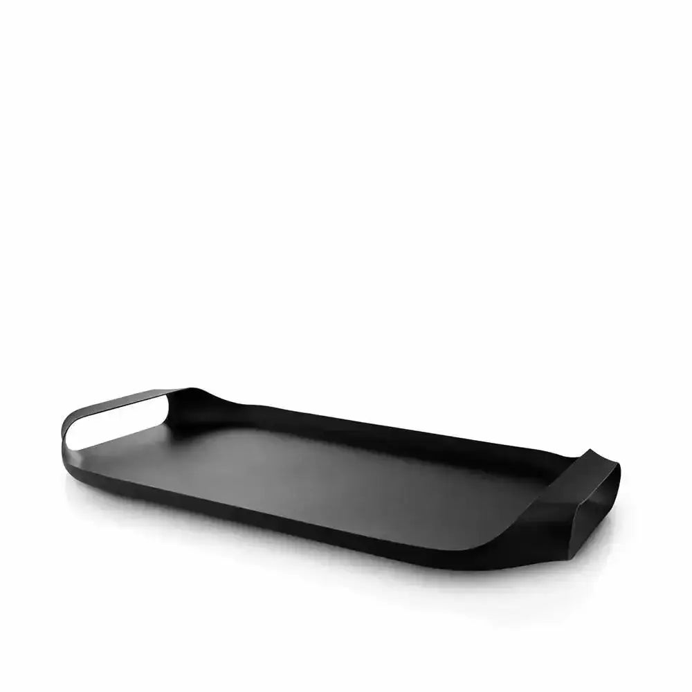 Eva Solo black stainless steel serving tray with handle, minimalist design, Cookin Stores kitchenware