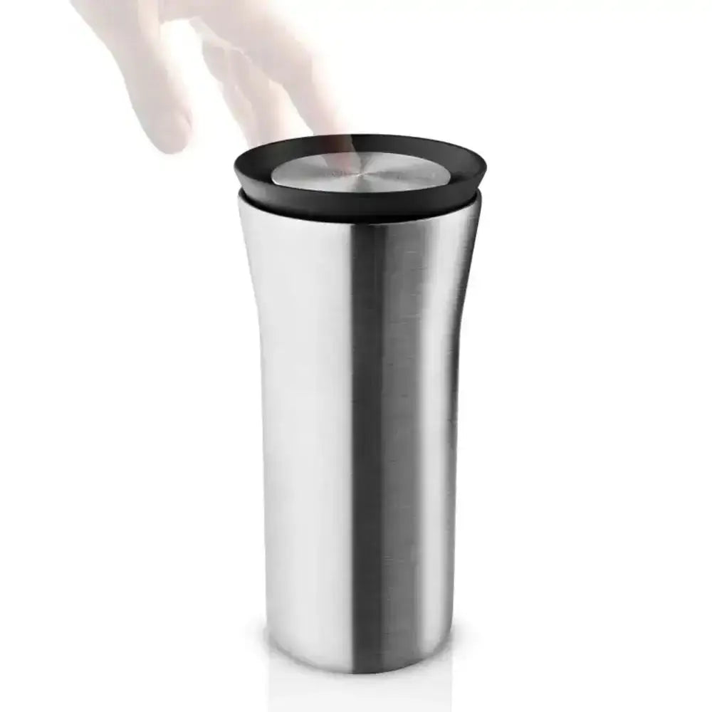 Eva Solo City To Go Cup 350ml stainless steel travel mug on white background from Cookin Stores