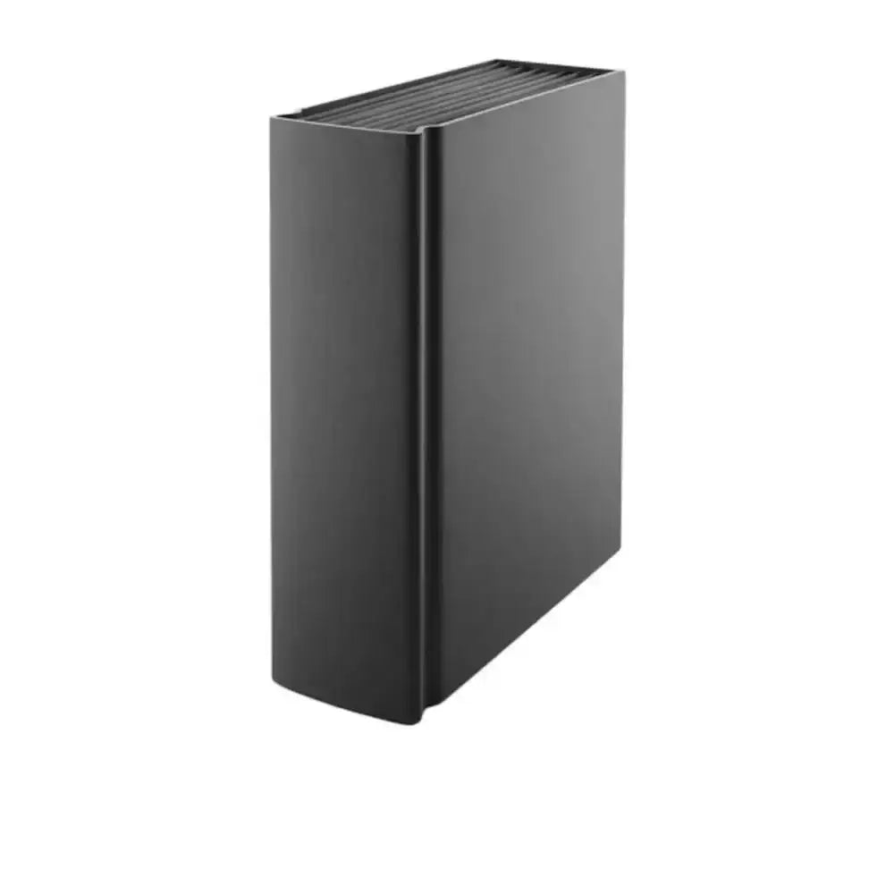 Eva Solo Lexicon black knife stand on white background, premium kitchenware at Cookin Stores