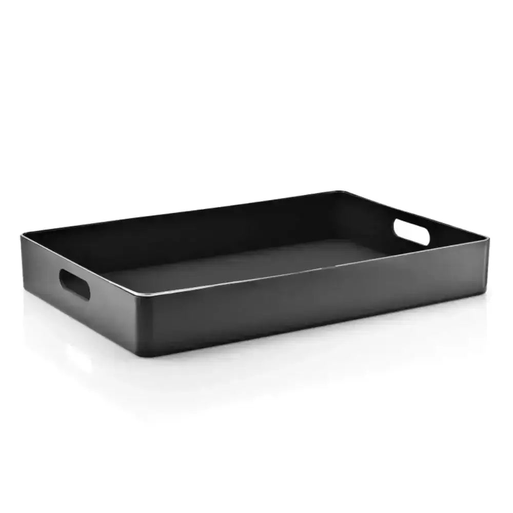 Eva Solo black serving tray with handles, modern kitchenware at Cookin Stores