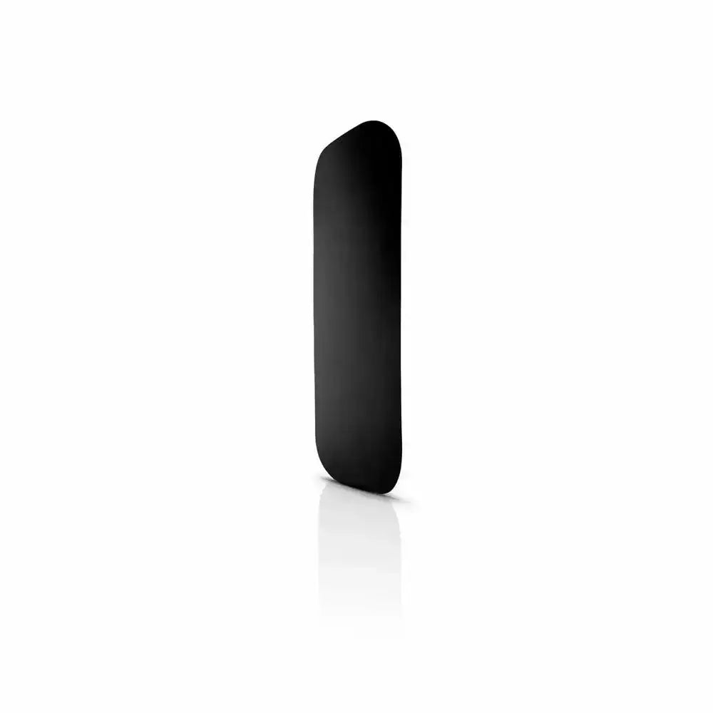 Black silicone mat for steel tray by Eva Solo on white background, premium kitchenware