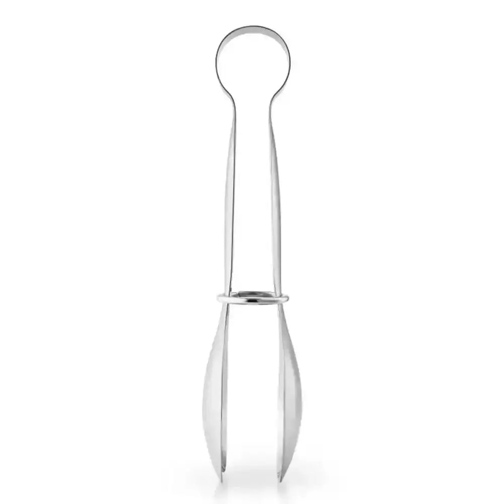 Metallic kitchen tool on a white background