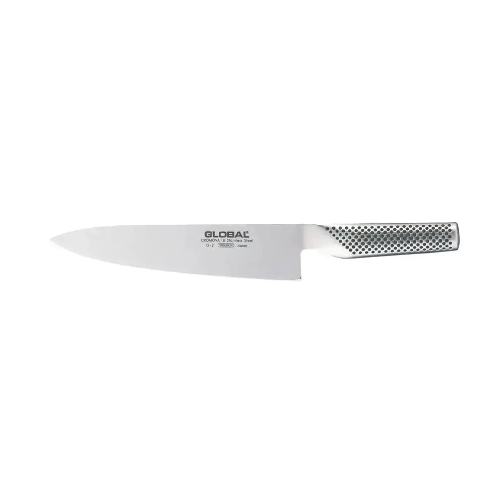 Chef's knife on a white background 