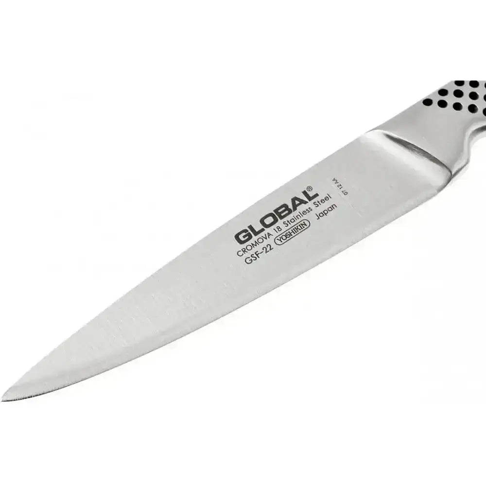 Global chef's knife on a white background