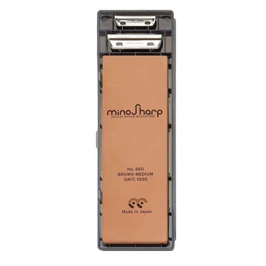 Global Deluxe Water Whetstone Knife Sharpening Kit 1000 Grit