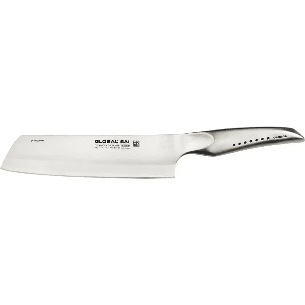 Knife with 'GLOBAL' branding on a white background