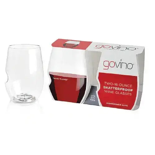 Govino outdoor red wine glasses set of 2, shatterproof, BPA-free, sold at Cookin Stores