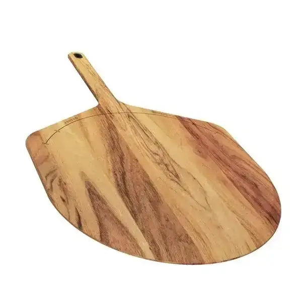 Gozney Acacia wood pizza peel server with handle, premium kitchenware at Cookin Stores