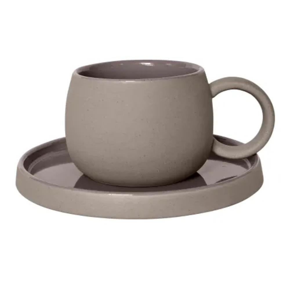 Nicolson Russell Marrakesh Grey Mug and Side Plate 260ml