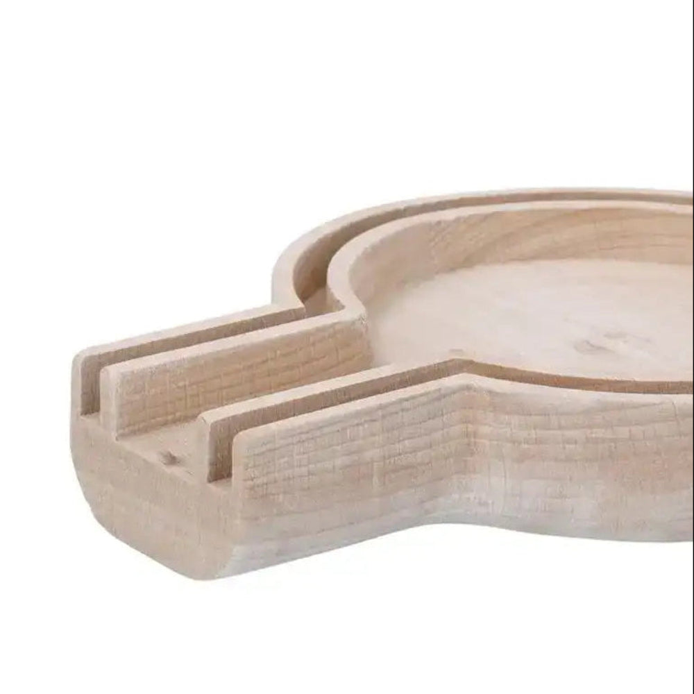 spoon rest with a textured surface on a white background
