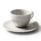 Jan Ashes & Olive Cups with Saucers Grey Set of 4