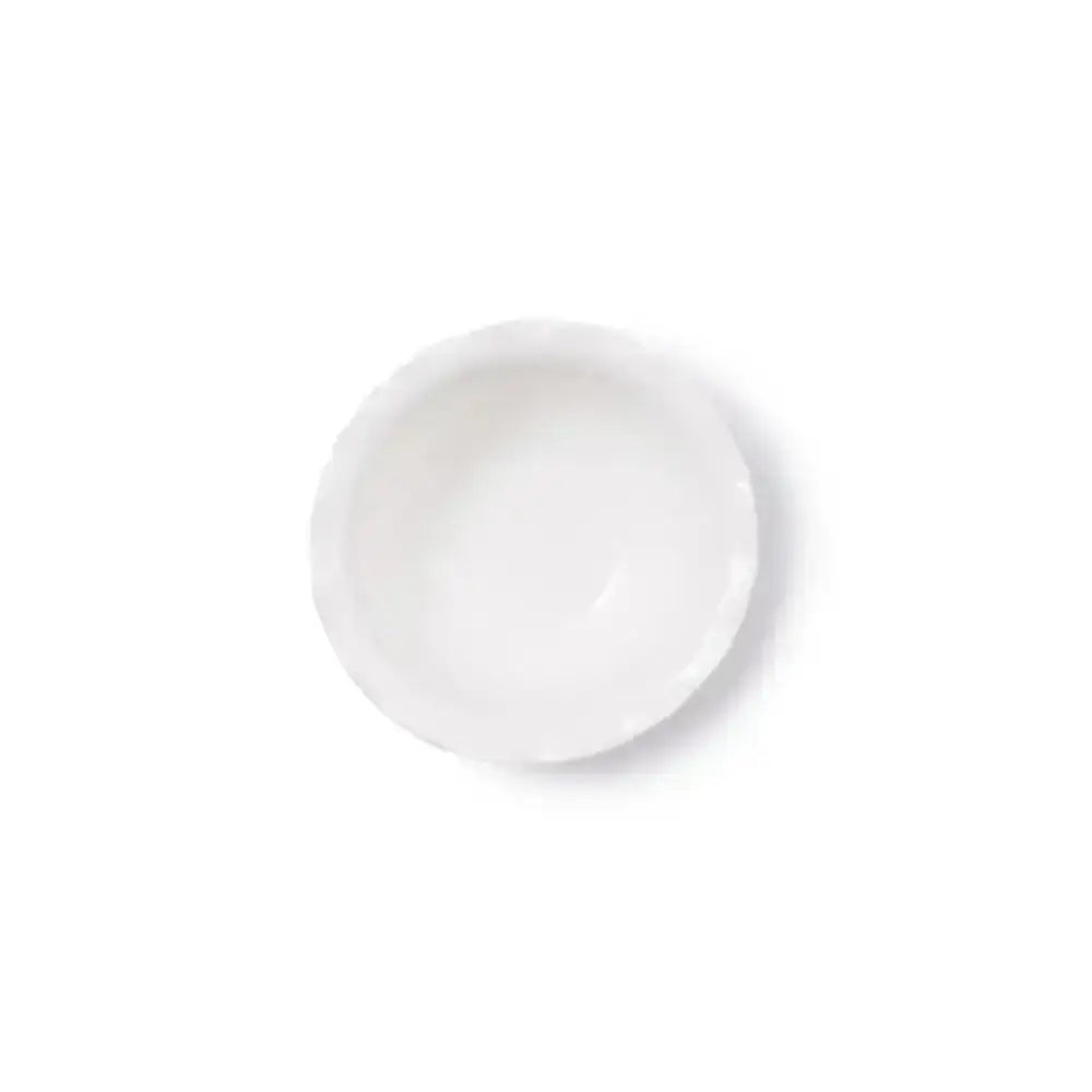 White ceramic nibble bowl on a white background