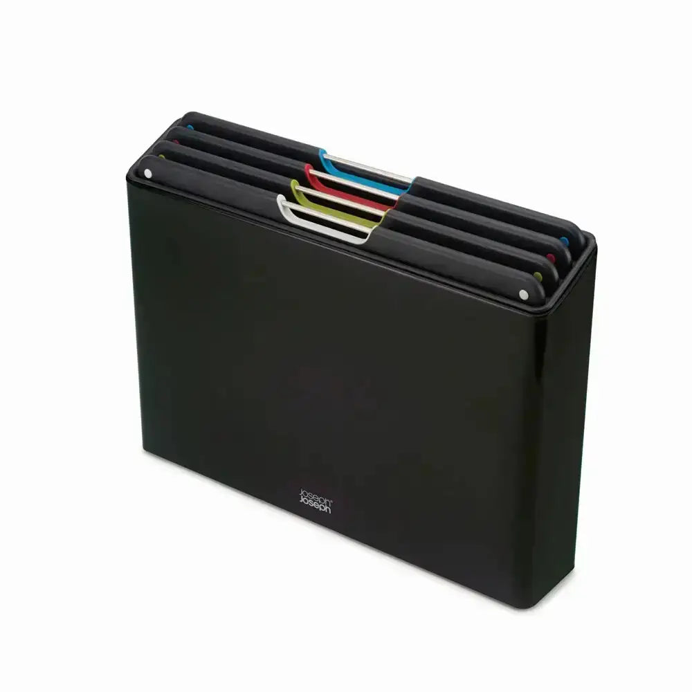 Black container on a white background