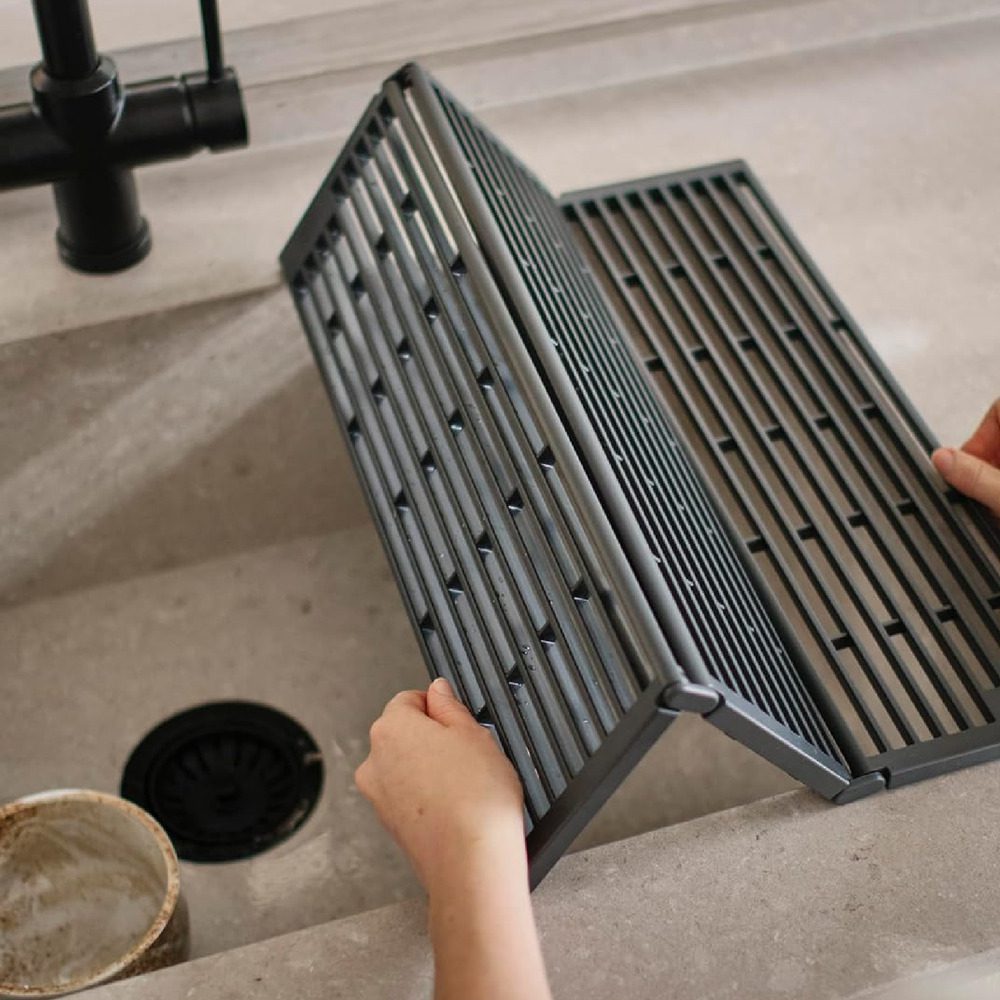 Joseph Joseph Platform Folding Sink Drainer Grey