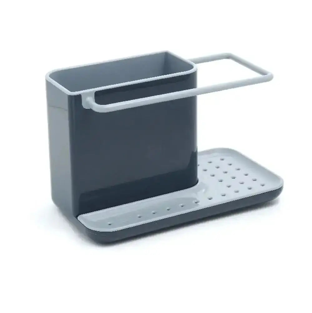 Gray kitchen caddy on a white background