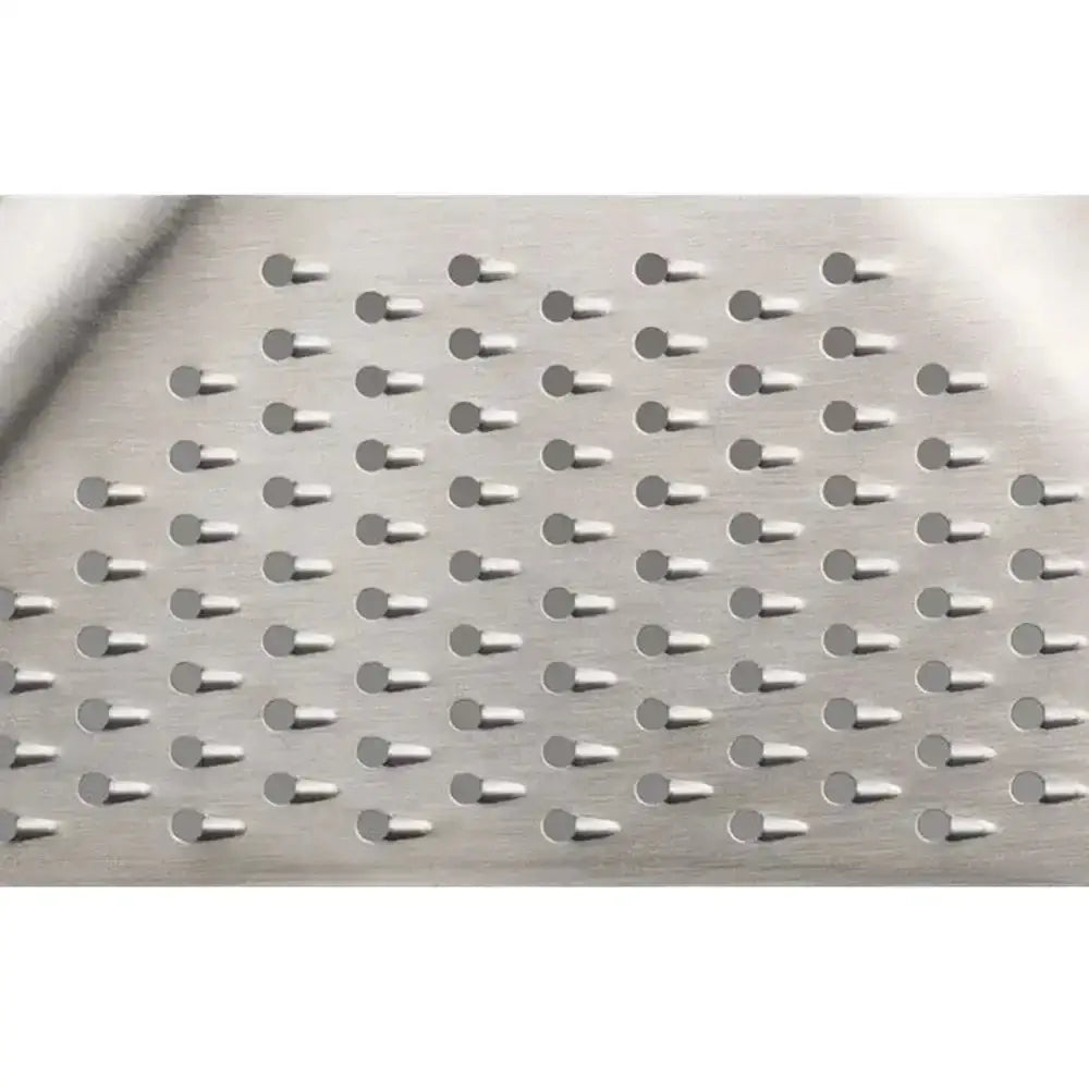 Metallic textured surface with small raised bumps