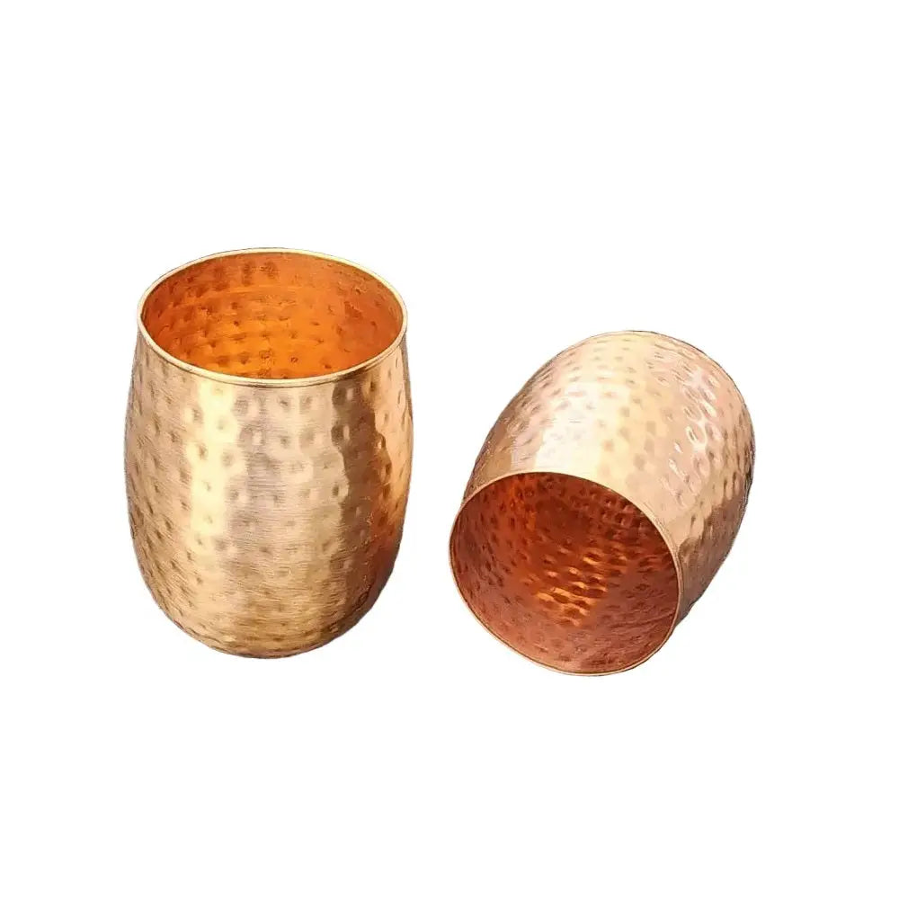Just Copper Surahi Dimple Cup Set of 2