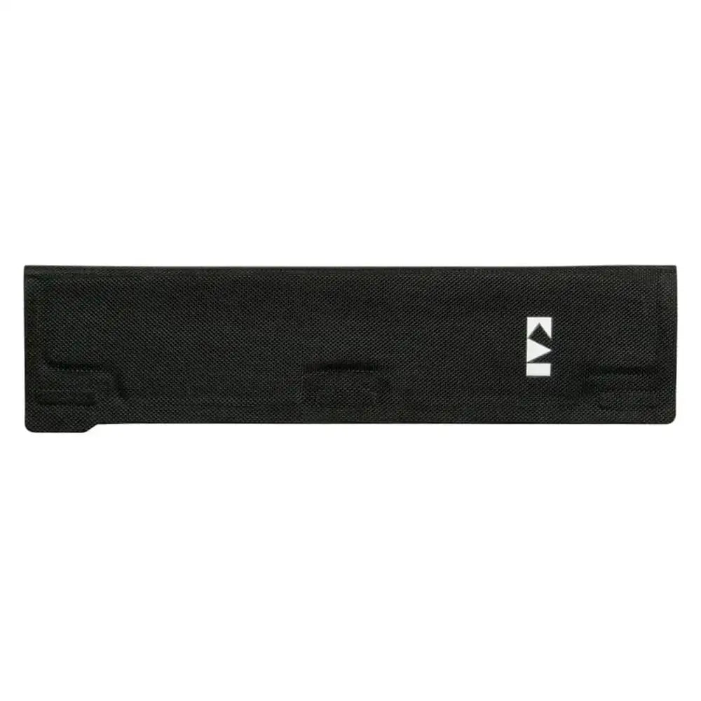 Black knife sheath on a white background
