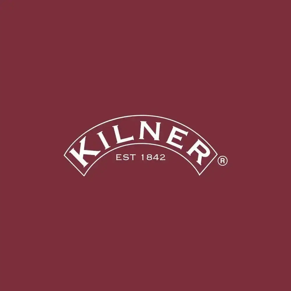 Kilner logo on a red background
