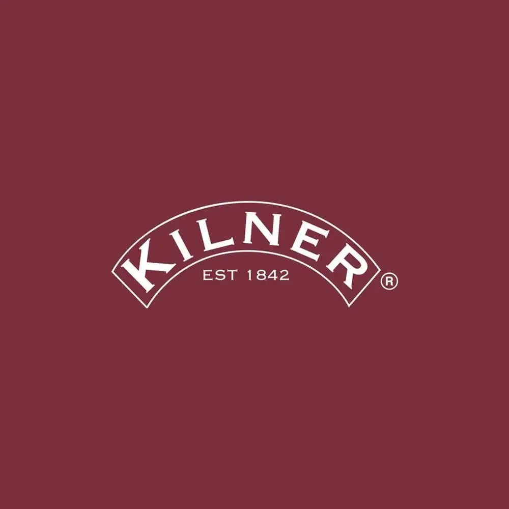 Kilner logo on a red background