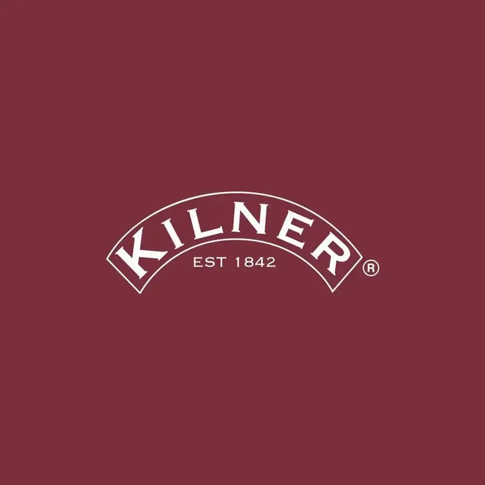Kilner logo on a red background