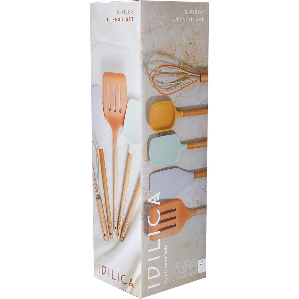 KitchenCraft Idilica Silicone Kitchen Utensil Set 5pc