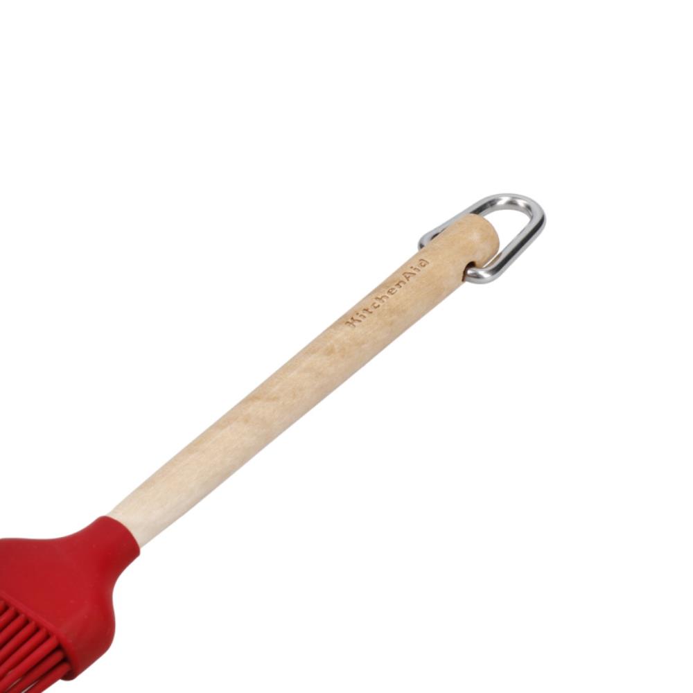 KitchenAid Birchwood Basting Brush Red