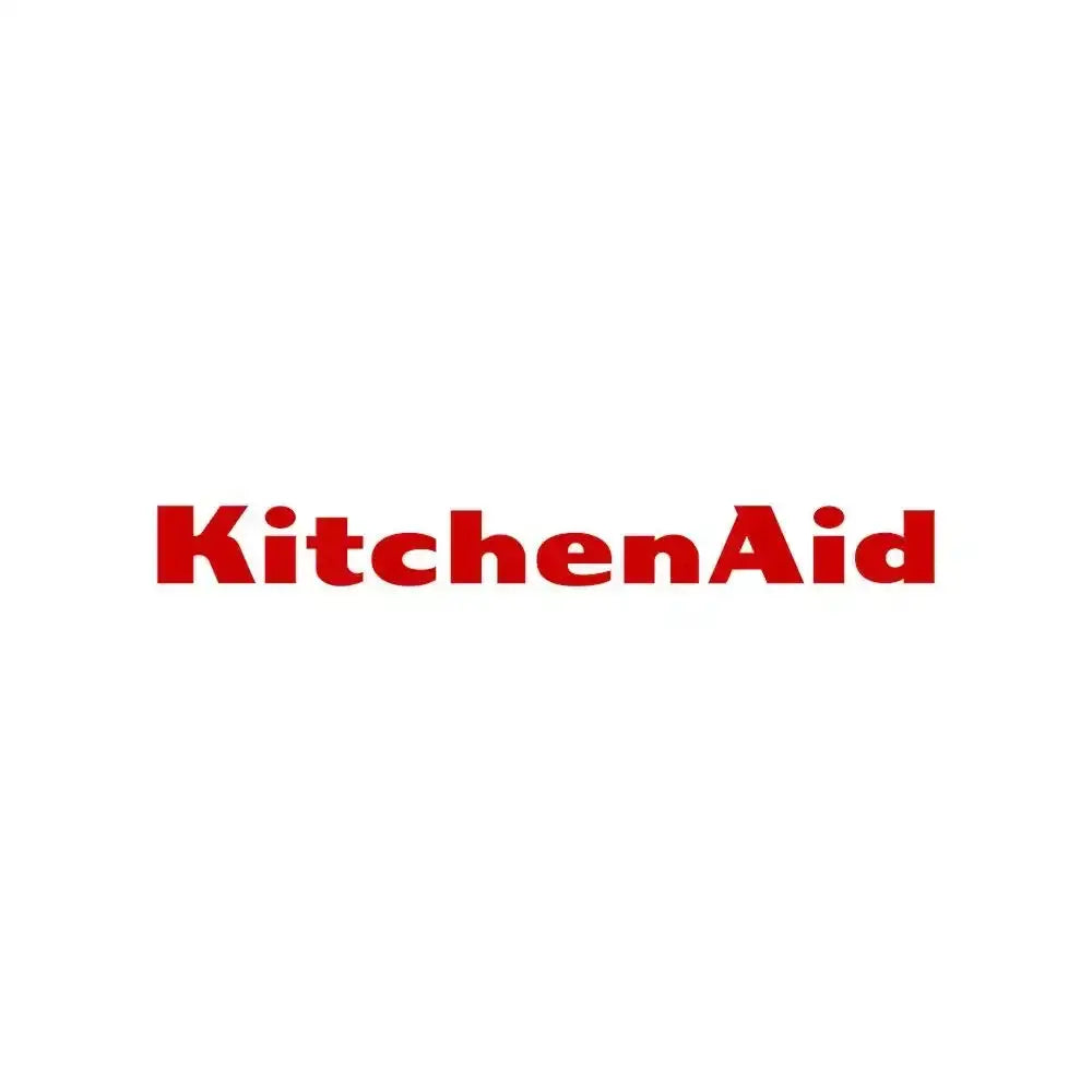 Red 'KitchenAid' logo on a white background