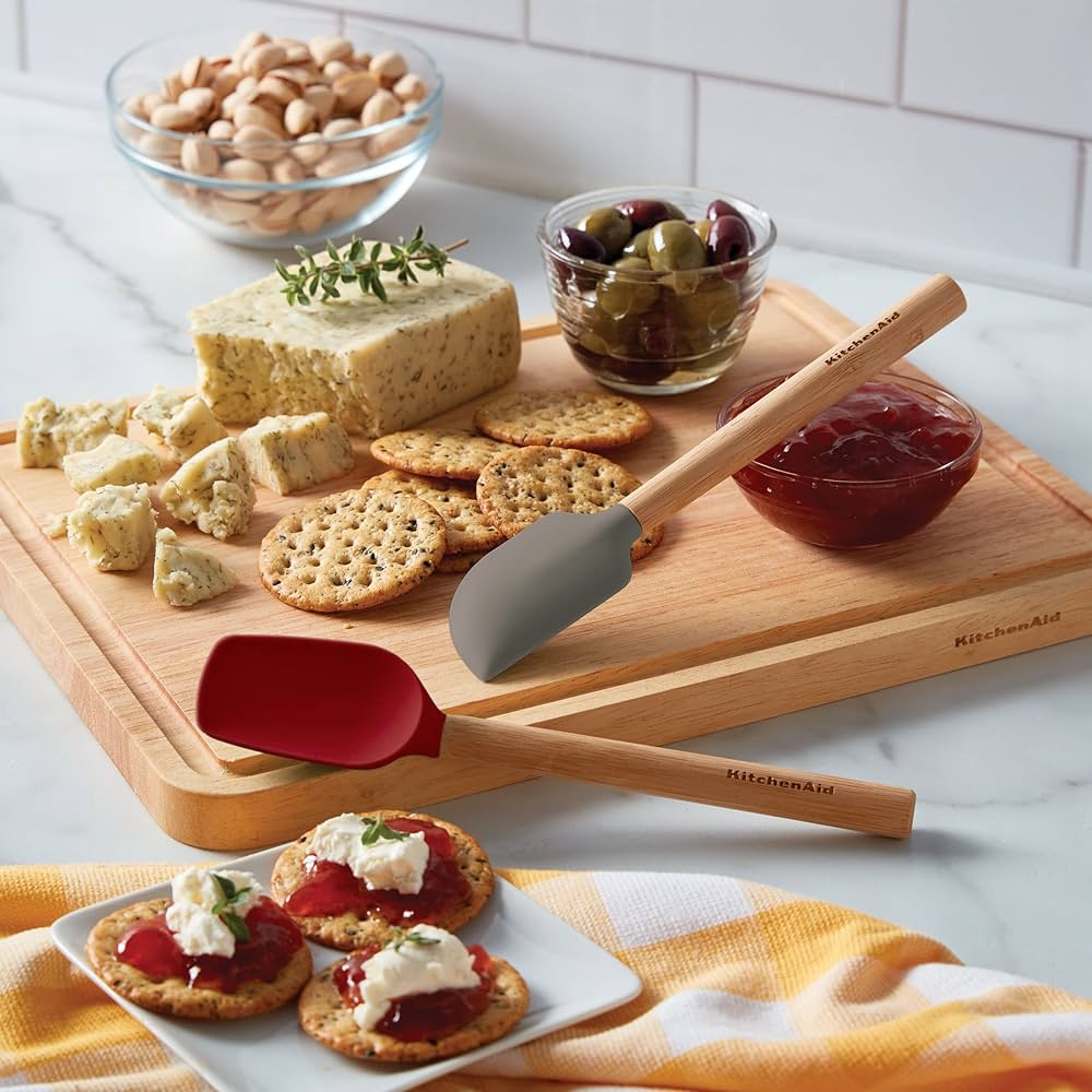 KitchenAid Birchwood Spoon Spatula Red