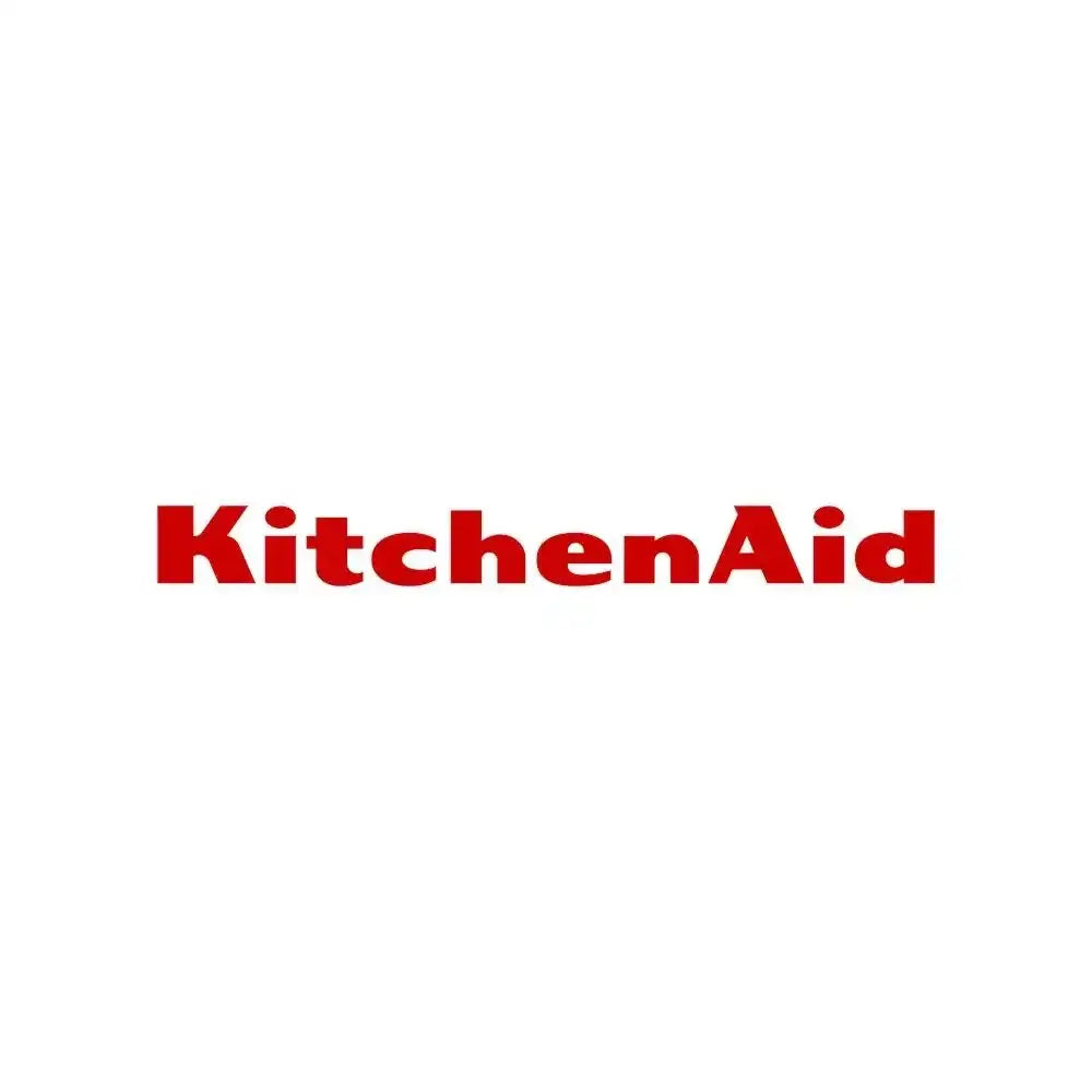 Red 'KitchenAid' logo on a white background