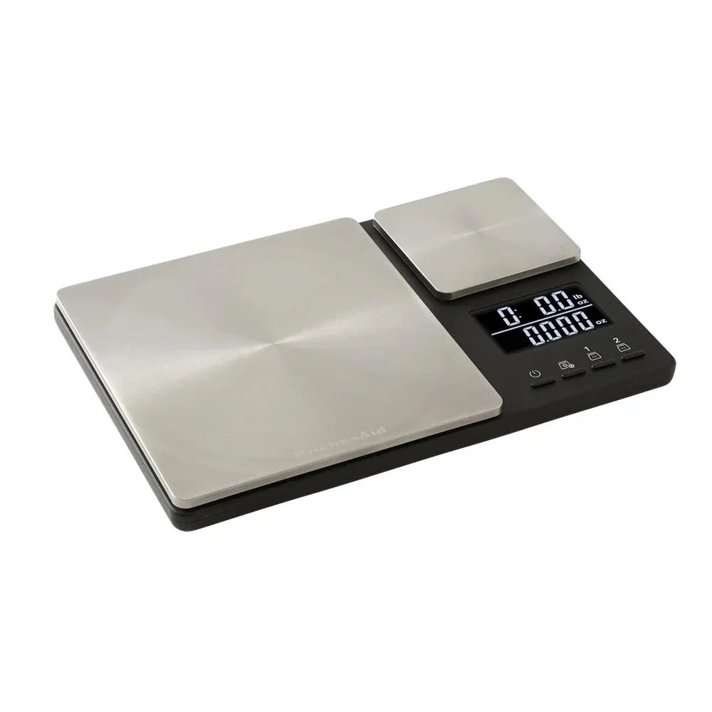 Dual Platform Kitchen Scale Black