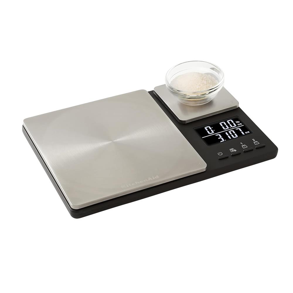 KitchenAid Dual Platform Kitchen Scale Black
