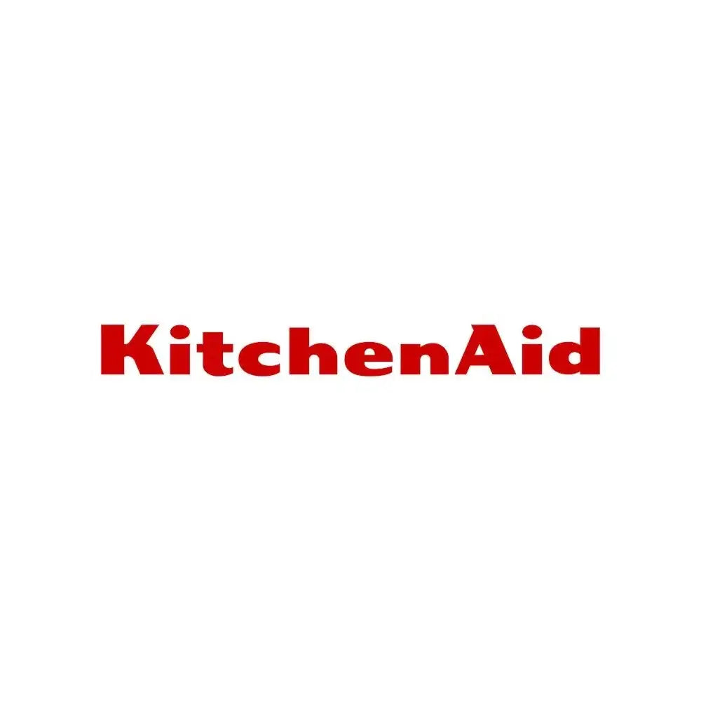 Red 'KitchenAid' logo on a white background