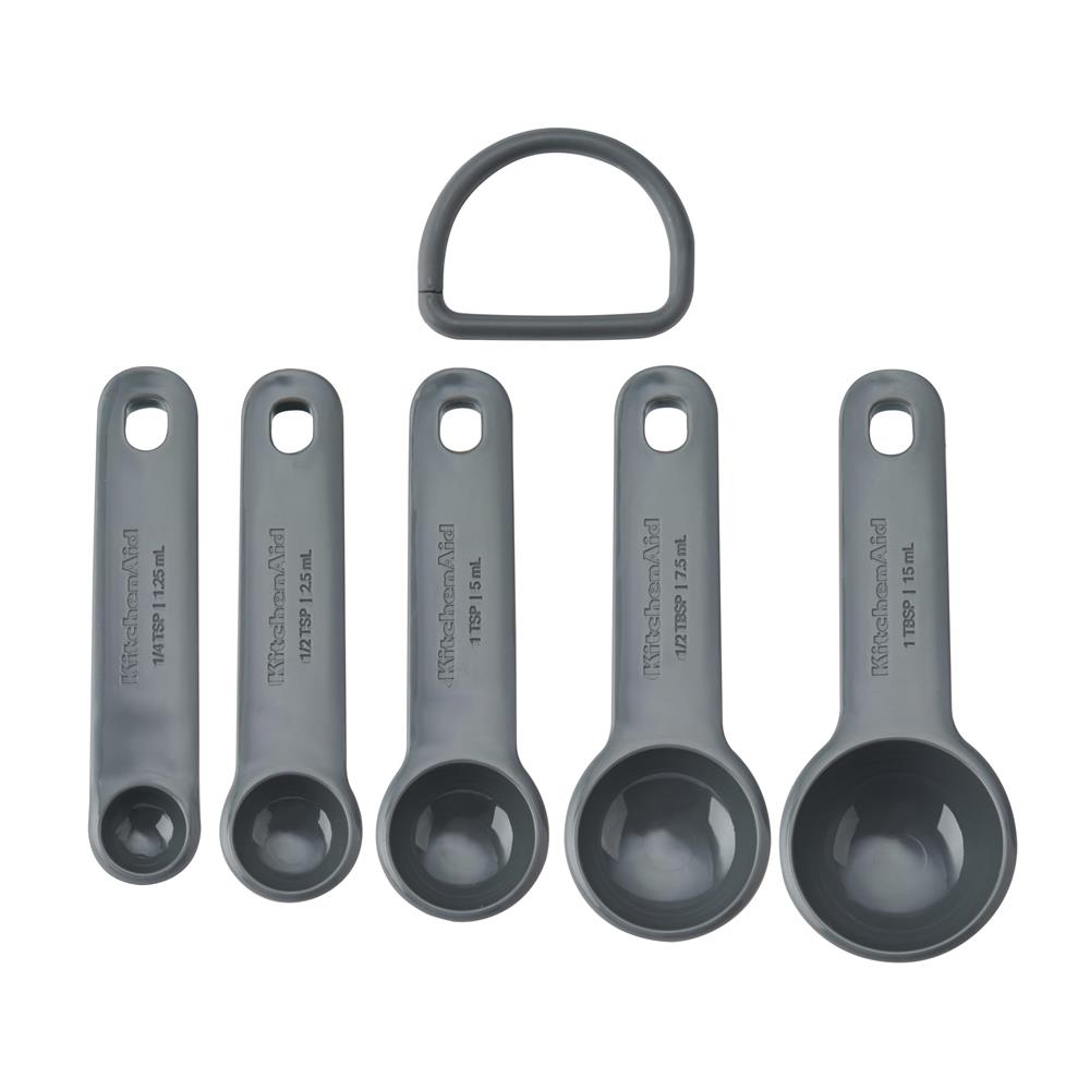 KitchenAid Measuring Spoons Set of 5 Charcoal