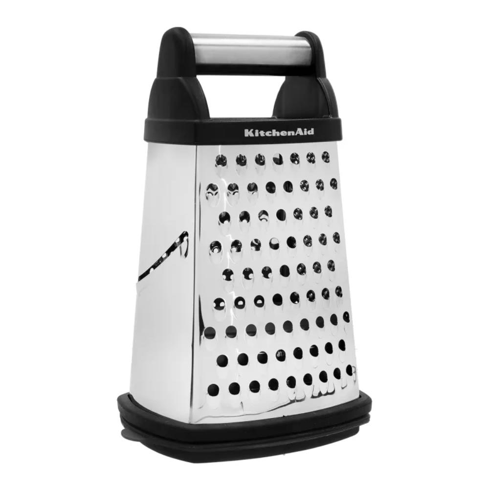 KitchenAid Stainless Steel Box Grater with Container Black