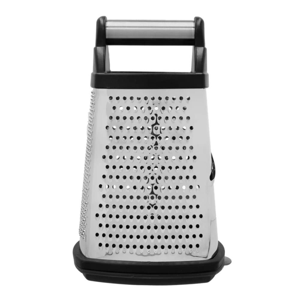 KitchenAid Stainless Steel Box Grater with Container Black