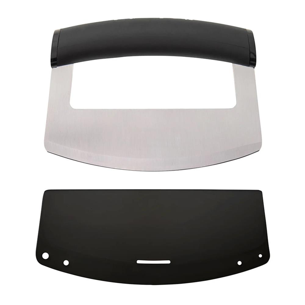 KitchenAid Stainless Steel Mezzaluna & Sheath Black