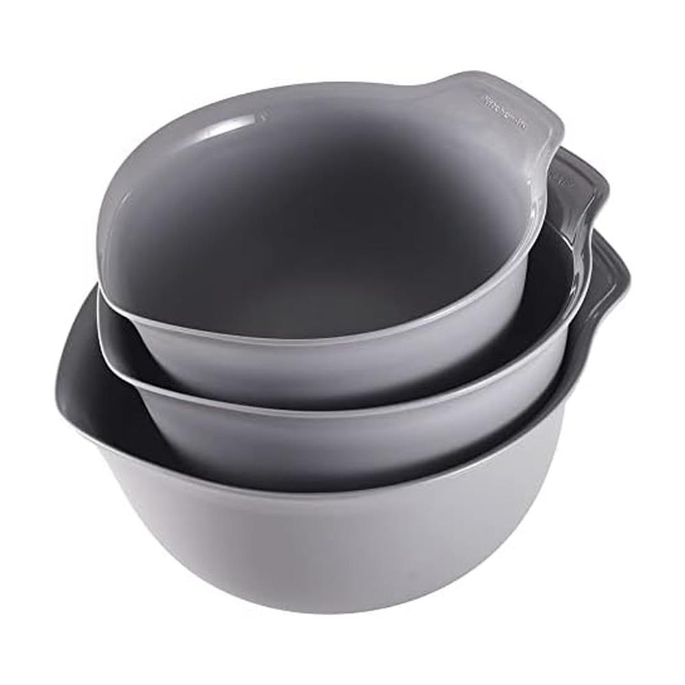 KitchenAid Universal Mixing Bowls Set of 3 Charcoal