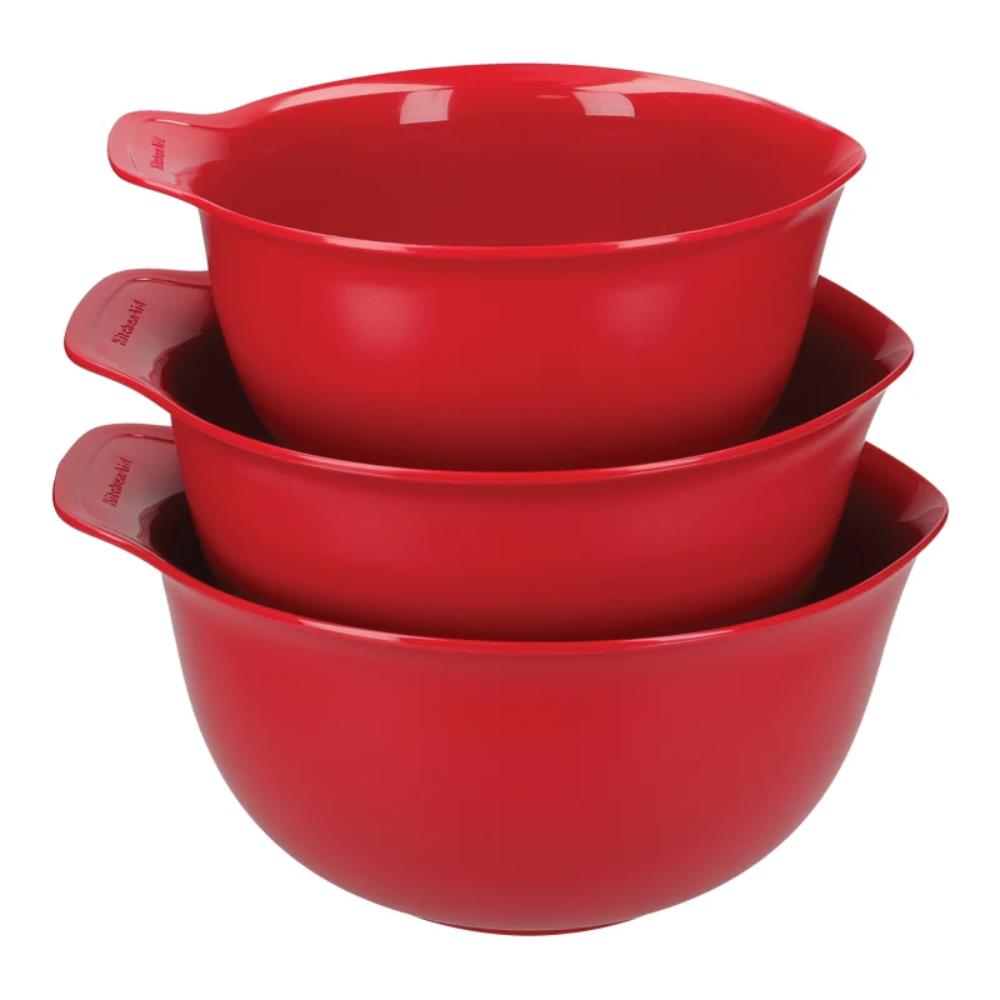KitchenAid Universal Mixing Bowls Set of 3 Red