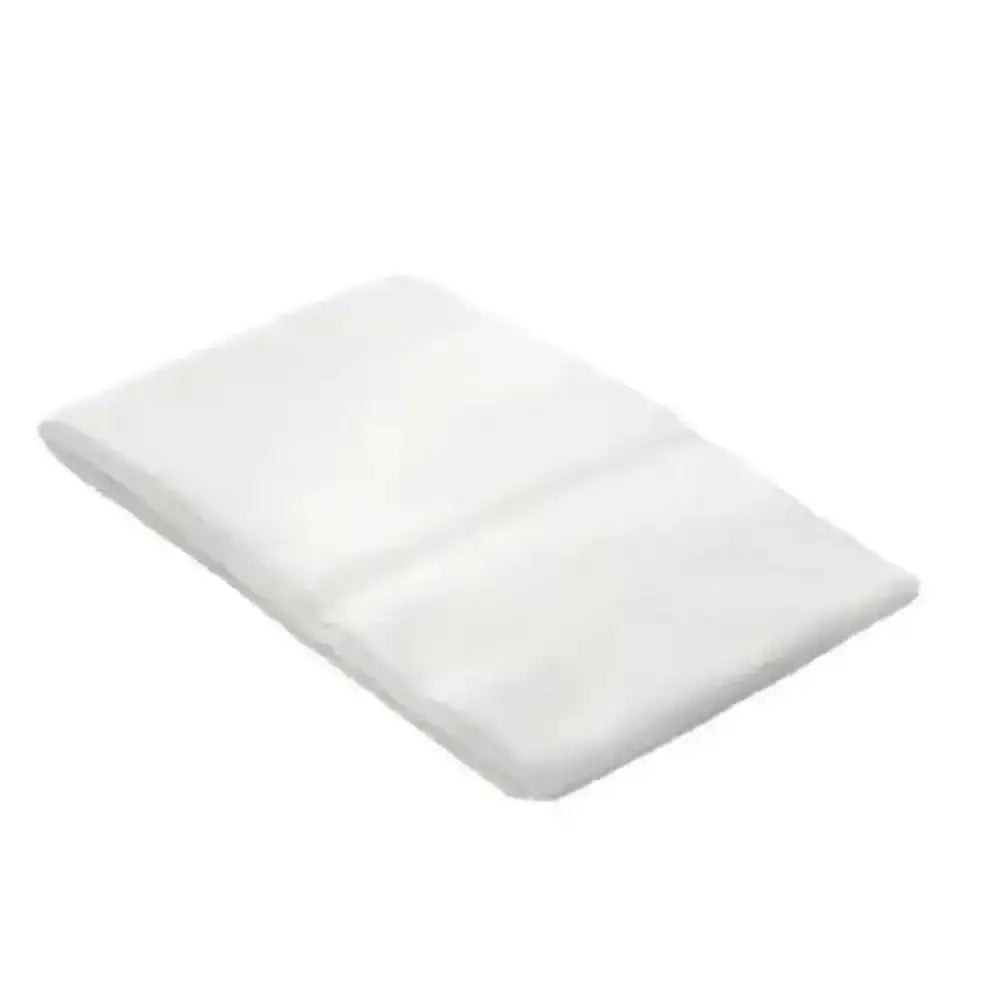 White rectangular pillow on a white background