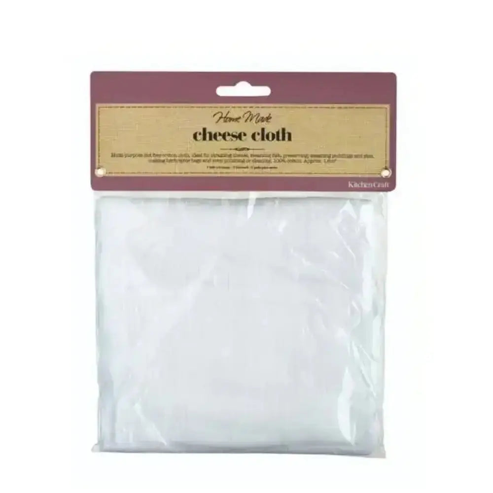 Package of cheese cloth with a visible brand label on a white background